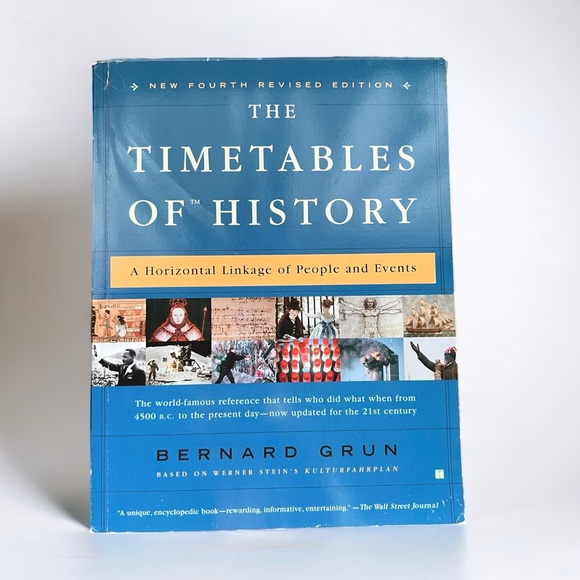 The Times Table of History Book by Bernard Grun  Paperback - Picture 1 of 7